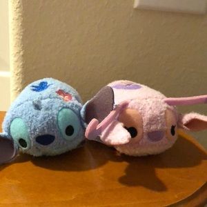 Disney Stitch and Angel Tsum Tsum Set